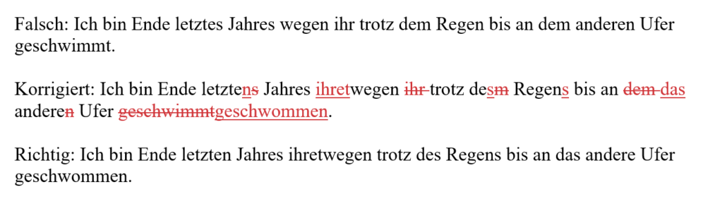 Lektorat Schaupp, Lektorat und Korrektorat, René Schaupp, Fuchsstadt – Grammatik
