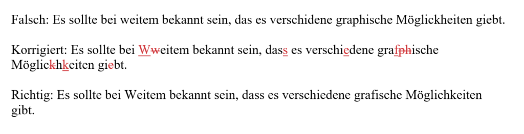 Lektorat Schaupp, Lektorat und Korrektorat, René Schaupp, Fuchsstadt – Orthografie